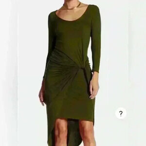 NWT! The Vanity Room Ruched Asymmetrical Dress